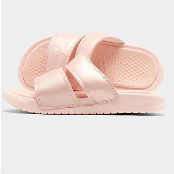 nike benassi duo pink